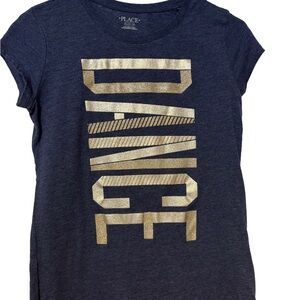 The Children’s Place Gold and Navy Kids Graphic Tee